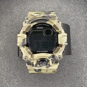 Skmei Digital Sports Watch with Camouflage Design and 50M Water Resistance