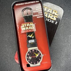 Star Wars Episode I Collectible Watch with Rotating Disk and Space Battle Design