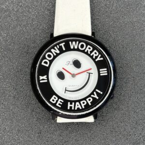 Don’t Worry Be Happy Quartz Watch with Smiley Face Design SWL-9010