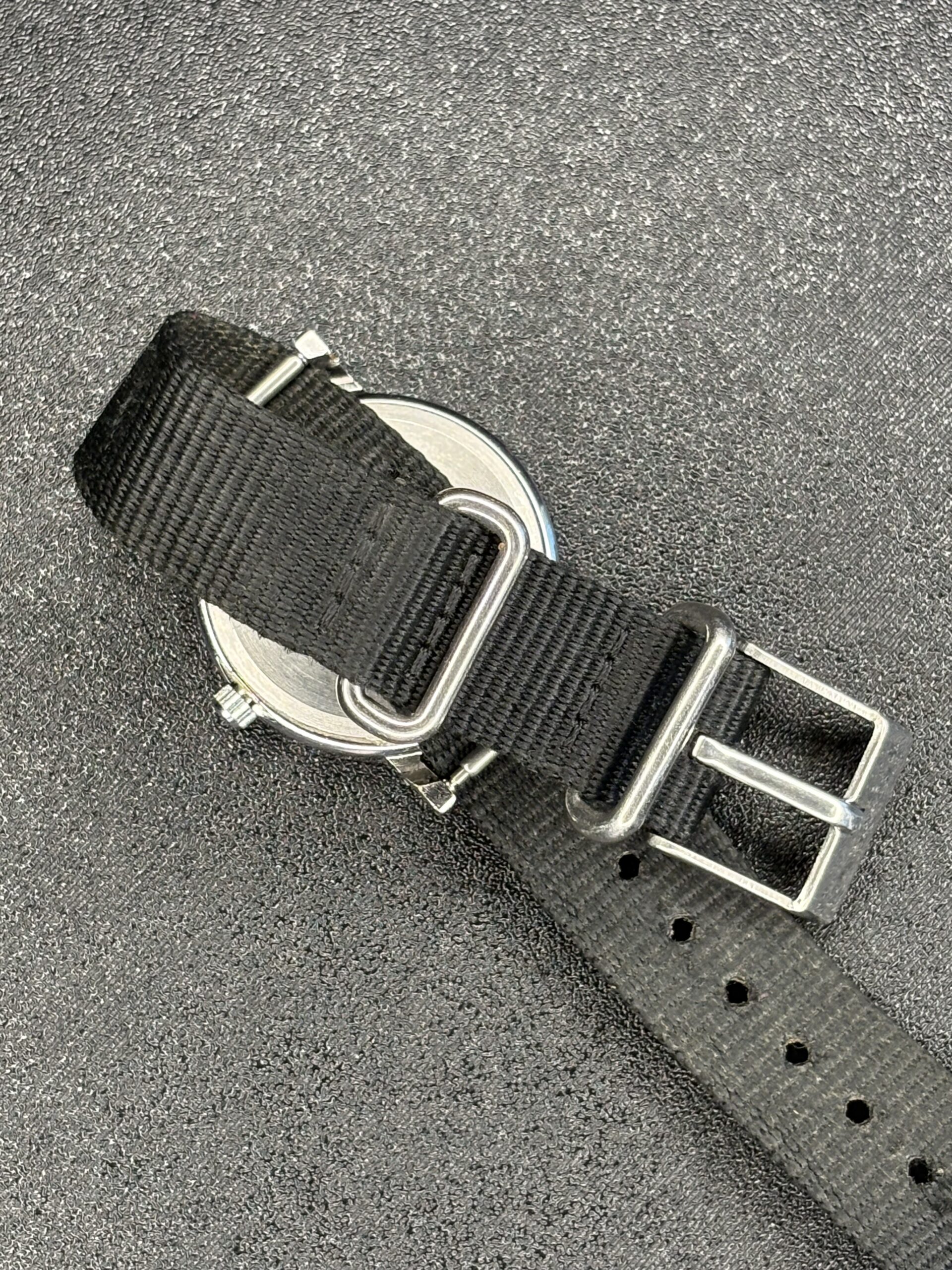 Timex T2P495 Rainbow Numeral INDIGLO Watch with Black Nylon Strap - Image 2