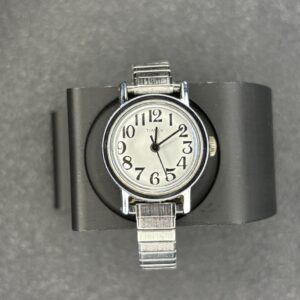 Timex Women's Easy Reader Expansion Band Watch T2H331 with White Dial and Large Arabic Numerals