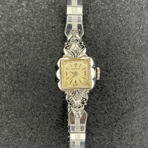 Benrus Women’s Vintage Watch Swiss Made USA Expansion Band Ornate Case
