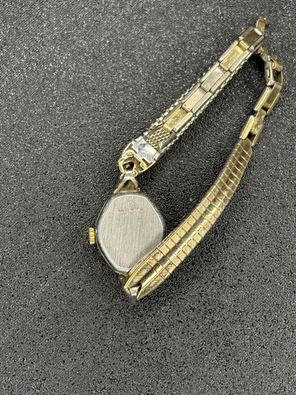 Waltham Women’s Quartz Watch Gold Tone Bow Accent Expansion Band - Image 2
