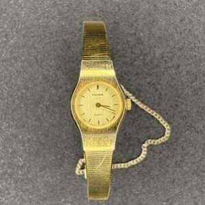 Pulsar Women’s Quartz Watch Gold Tone Brushed Finish Model V581601609