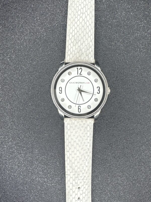 Isaac Mizrahi Live White Mens Watch PC21