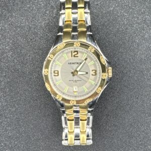 Armitron Date Mens Watch Quartz Glow In the Dark Hands 1S13