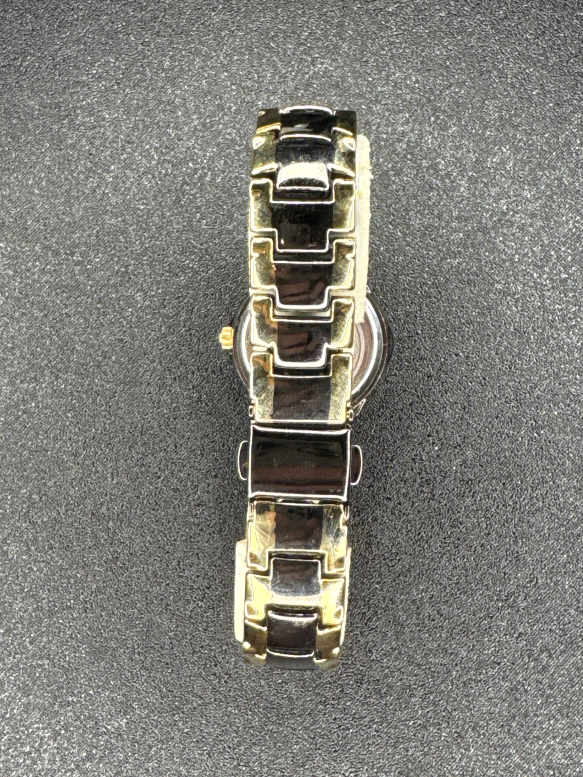 Charles Raymond Unisex Quartz Watch 26mm Round Gold Two Tone Metal Band - Image 2