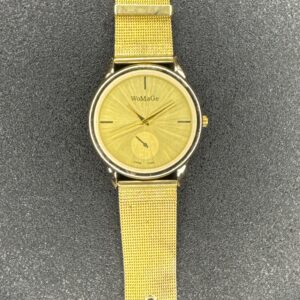 WoMaGe Gold-Tone Women's Quartz Watch with Mesh Strap