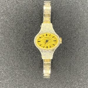 Vintage Timex Gold-Tone Mechanical Women's Watch