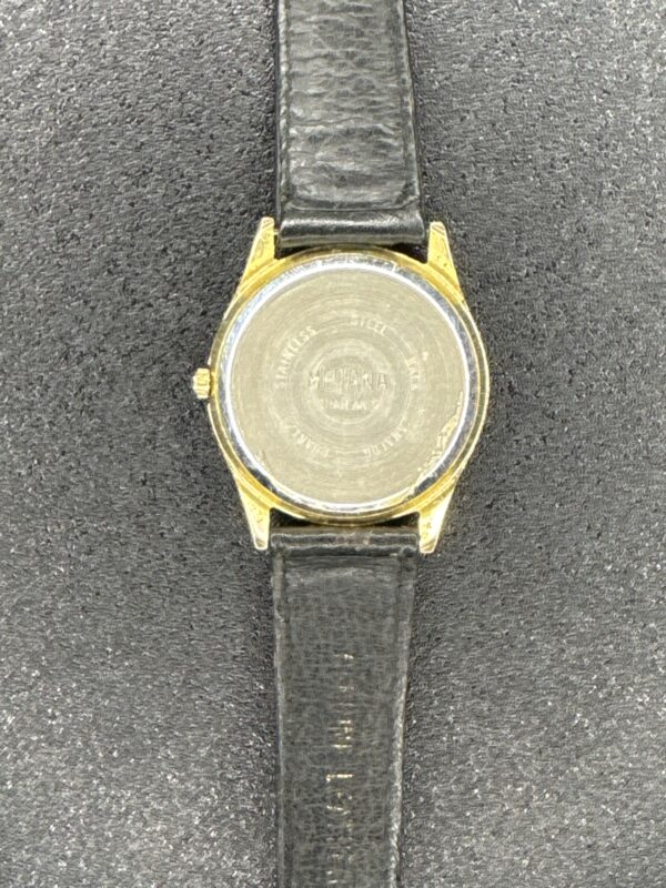 Medana Women's Gold-Tone Quartz Watch with Leather Band - Image 2
