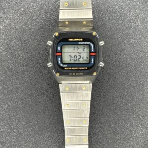 Helbros 200m Men's Digital Stainless Steel Watch T020