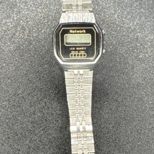 Vintage Network LCD Quartz Unisex Digital Watch