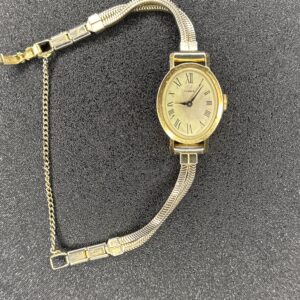 Vintage Timex Gold-Tone Wind-Up Women's Watch