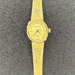 Waltham Women's Quartz Watch with Rose Design Band