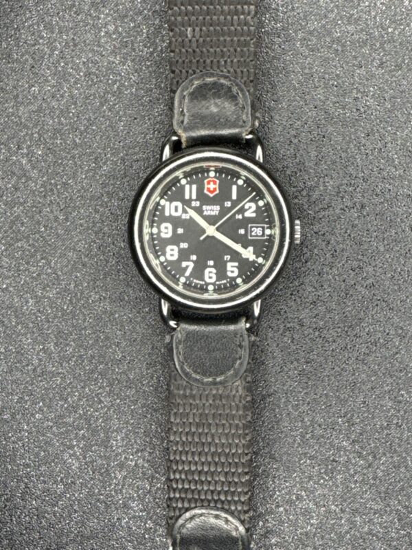 Swiss Army Date Men’s Watch GITD Hands