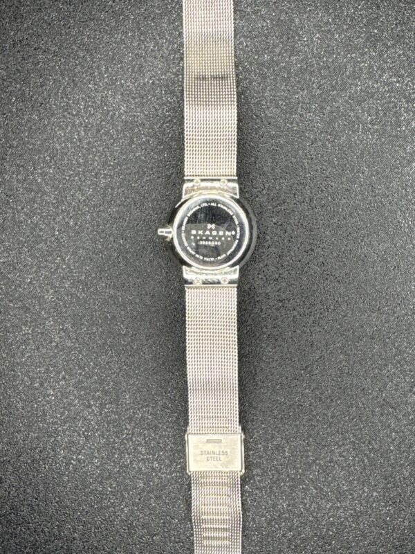 Skagen Steel Date Womens Watch Silver 355SGSC - Image 2