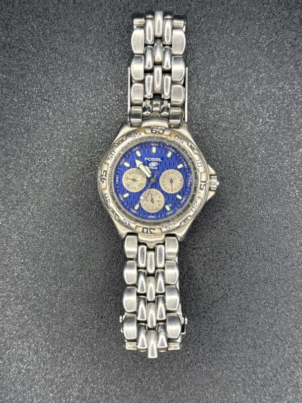 Fossil Blue Chronograph Men’s Watch Blue Face BQ-8795