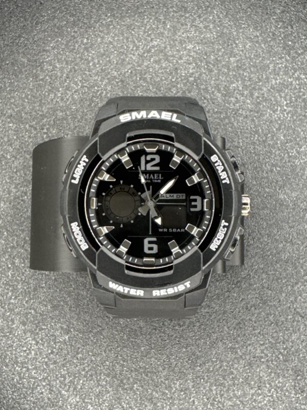 Smael Dual Time Men’s Digital Watch WR 5 Bar
