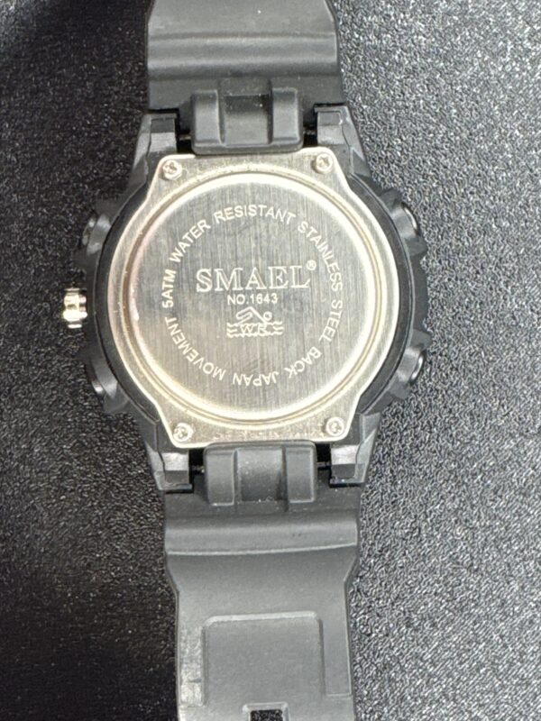 Smael Dual Time Men’s Digital Watch WR 5 Bar - Image 2