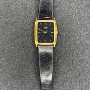 TIMEX Quarts Two Tone Women’s Watch GD/BK 55