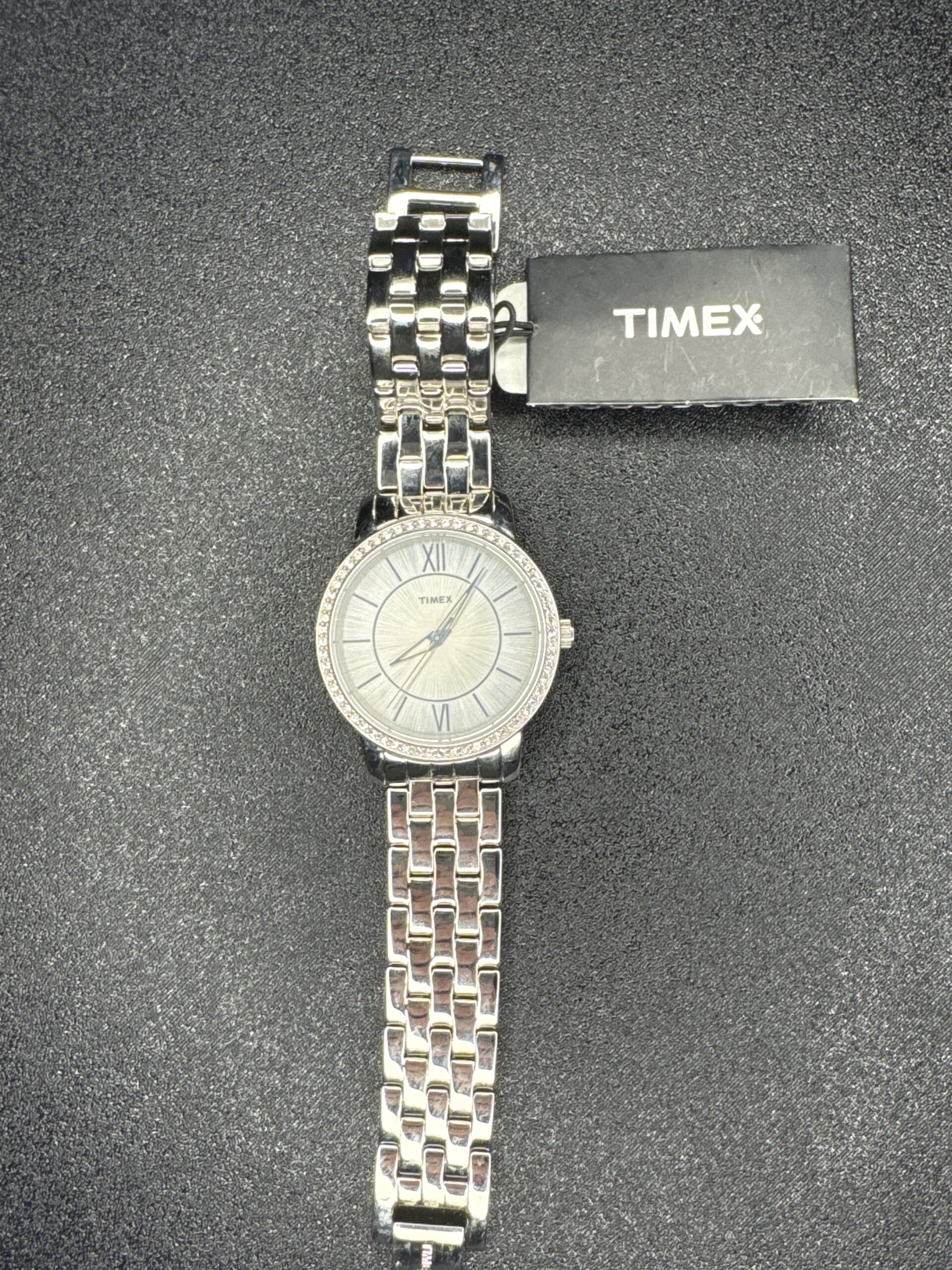 TIMEX Classic Silver Women’s Watch Quarts WR30M U8 New
