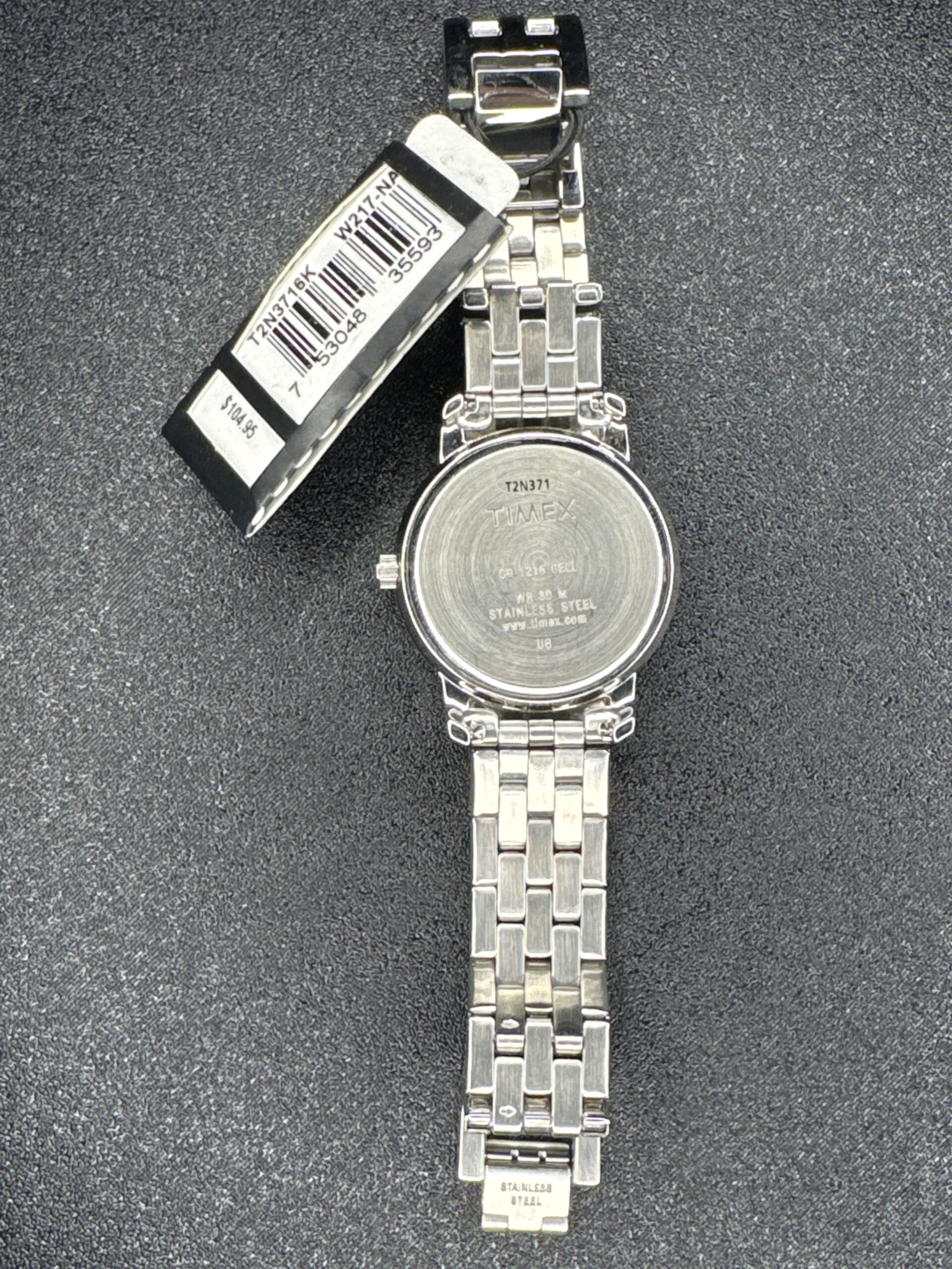 TIMEX Classic Silver Women’s Watch Quarts WR30M U8 New - Image 2