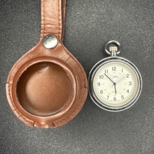 Colibri Pocket Watch Quarts With Leather Case
