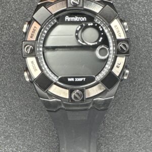 Armitron Digital Men’s Watch WR330 BK/SV 8172