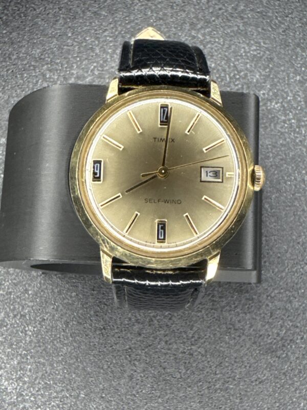 TIMEX Self Wind Date Men’s Watch Water Resistant