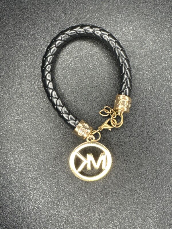 Micheal Kors Black And Gold Bracelet - Image 2