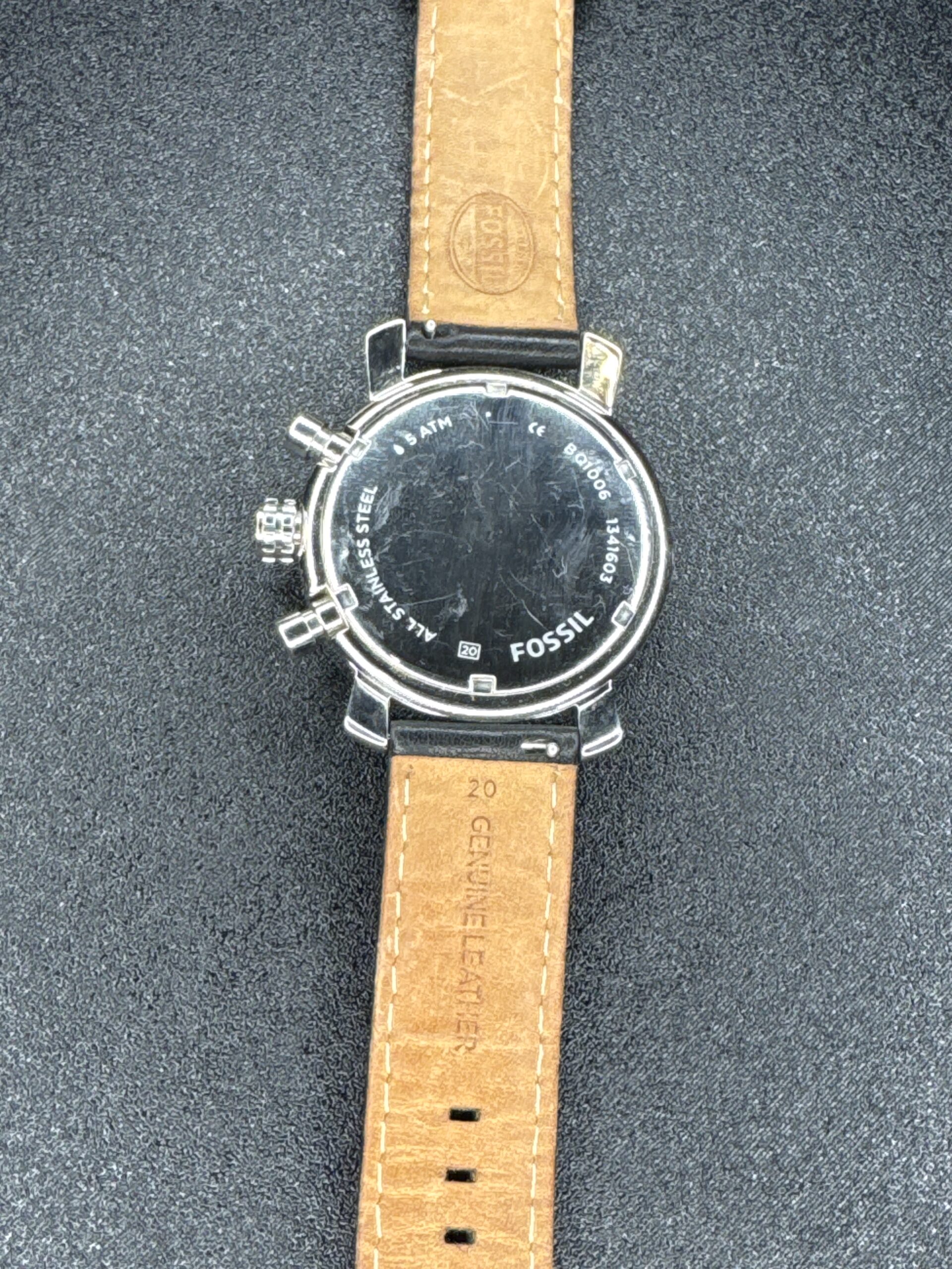 Fossil Chronograph Mens watch 5 ATM BQ-1006 - Image 2