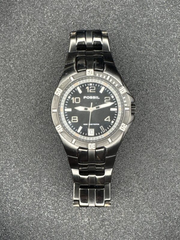 Fossil Blue 100 Meter Date Mens Watch AM-4051
