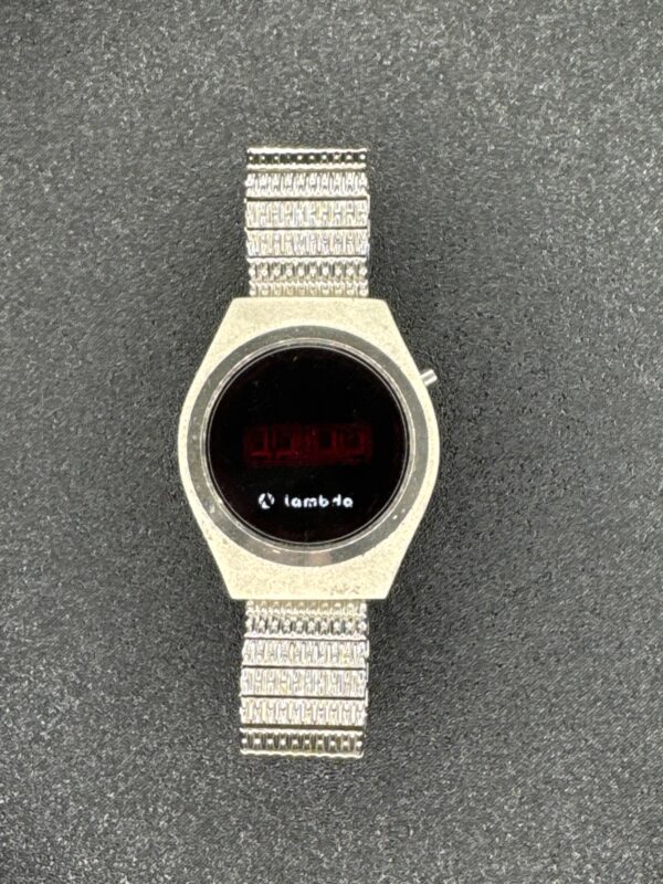 Lambda Vintage Men’s Digital Watch AntiMagnetic