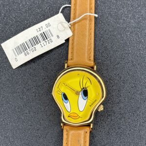 Armitron Women's Tweety Bird Looney Tunes Quartz Watch 2200/308G Leather Band