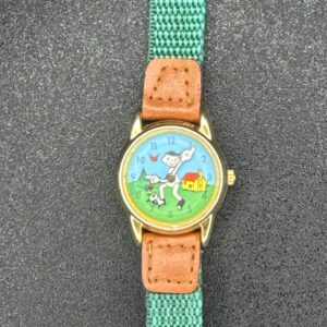 On Time Cartoon Children’s Watch Water Resistant Fabric Band
