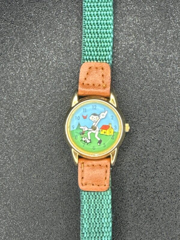 On Time Cartoon Children’s Watch Water Resistant Fabric Band