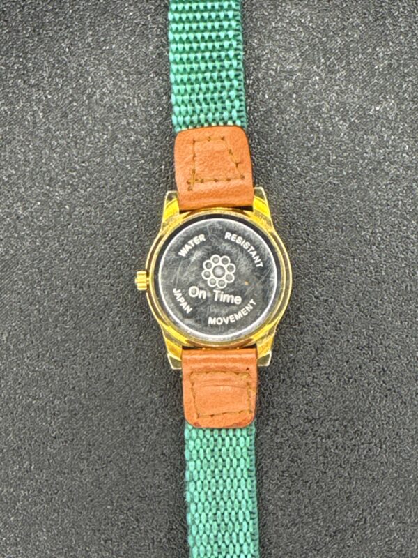 On Time Cartoon Children’s Watch Water Resistant Fabric Band - Image 2