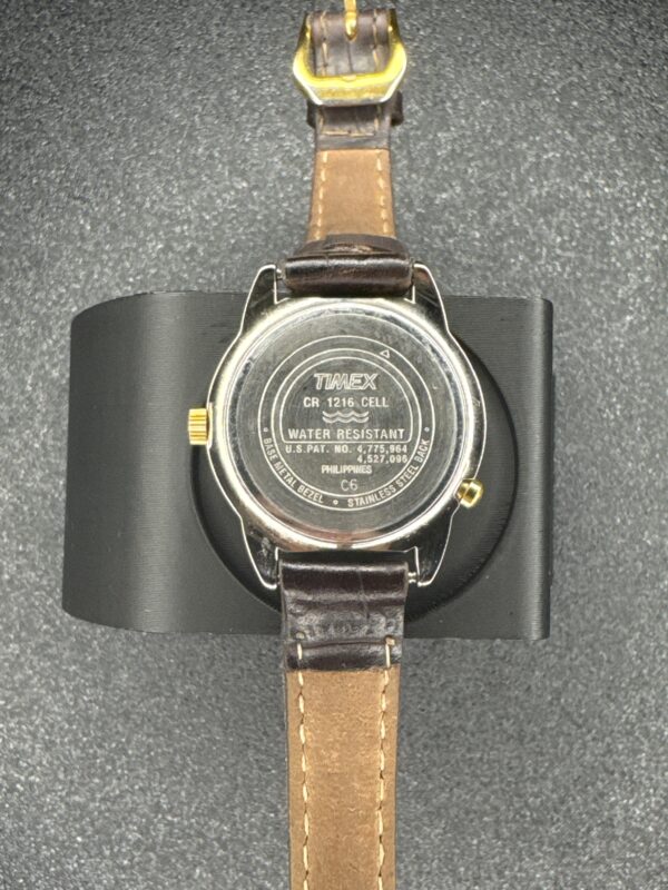 TIMEX Indiglo Date Quarts Women’s Watch C6 Leather Band - Image 2