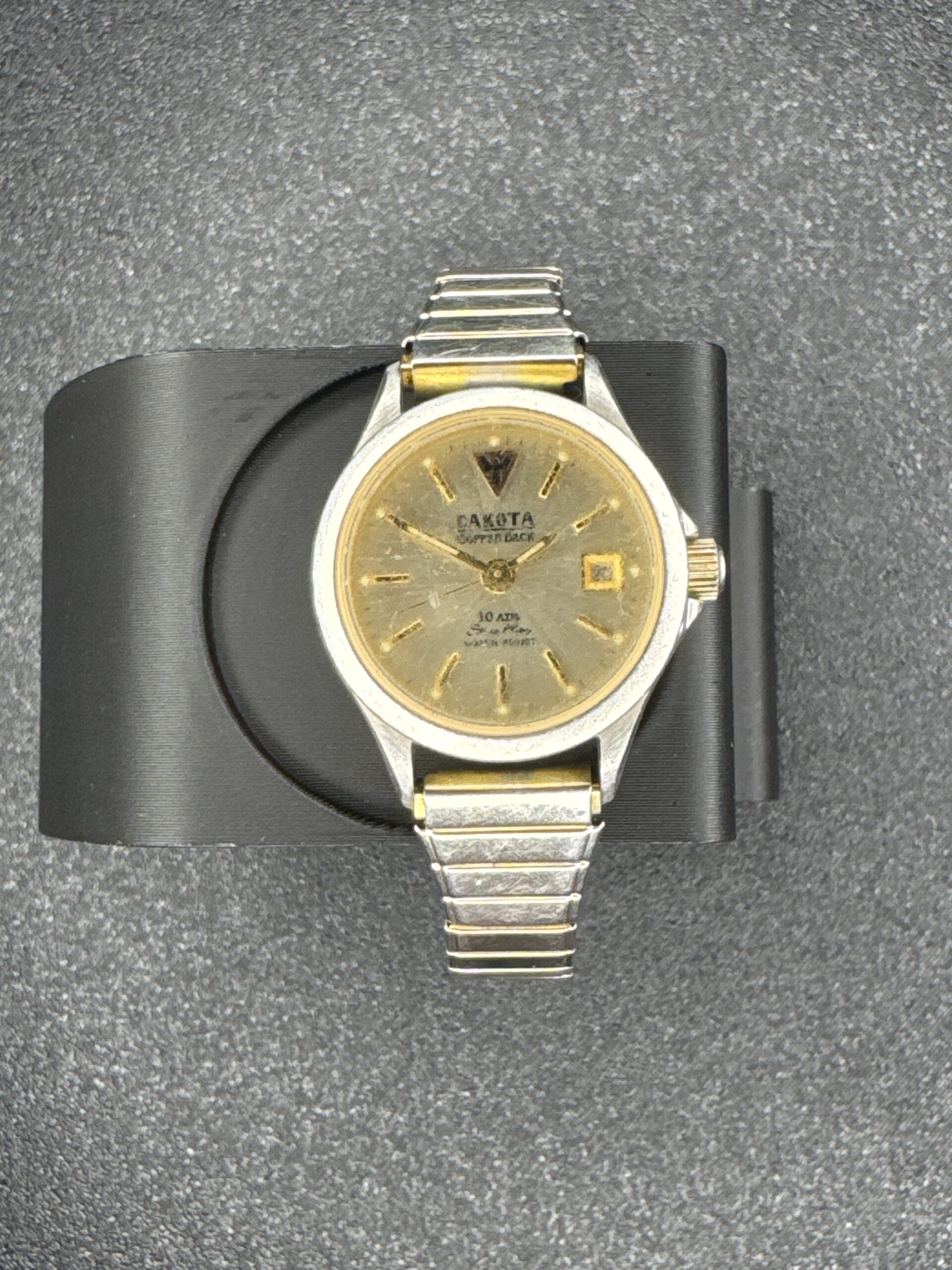 Dakota Quarts Date 10ATM Women’s Watch Copper Back