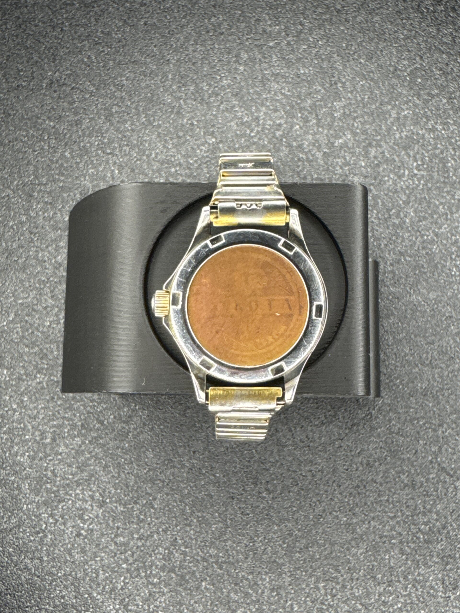 Dakota Quarts Date 10ATM Women’s Watch Copper Back - Image 2