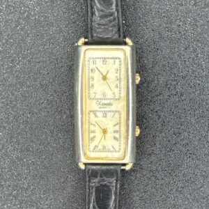 Kamadu Quarts Duel Chrono Unisex Watch Leather Band