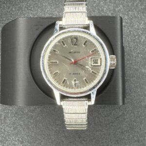 Helbros 17 Jewels Date Silver Women’s Watch