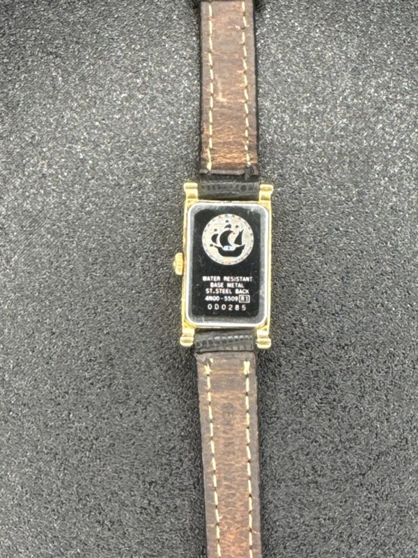 Seiko Ship Quarts Women’s Watch Black Band 0D0285 - Image 2
