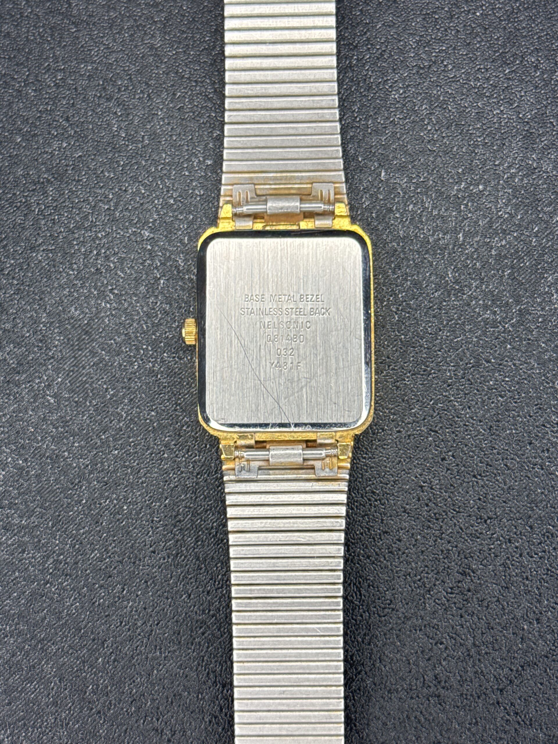 Nelsonic Diamond Quarts Women’s Watch Q814BD - Image 2