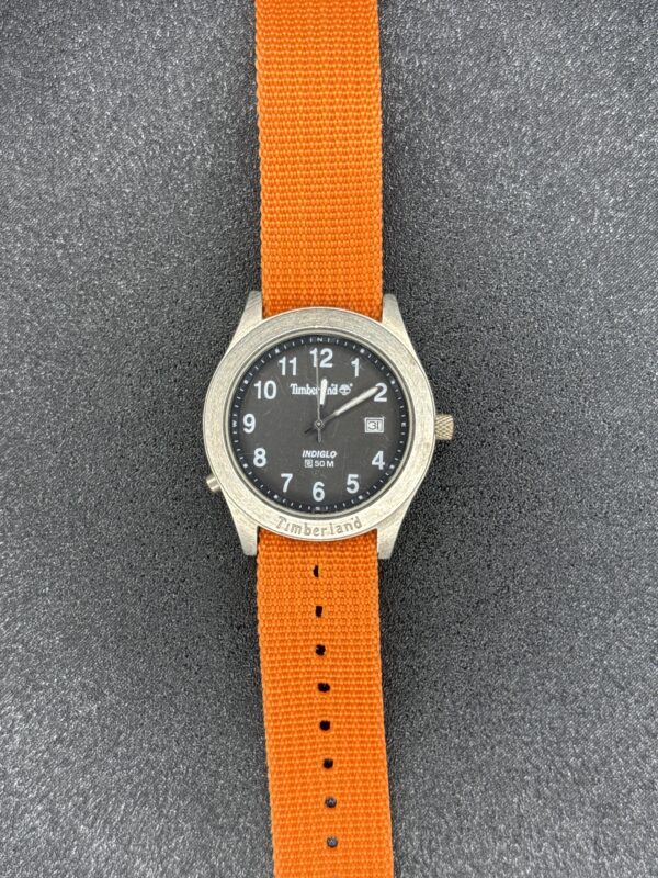 Timberland Indiglo 50M Men’s Watch Quarts Orange Band