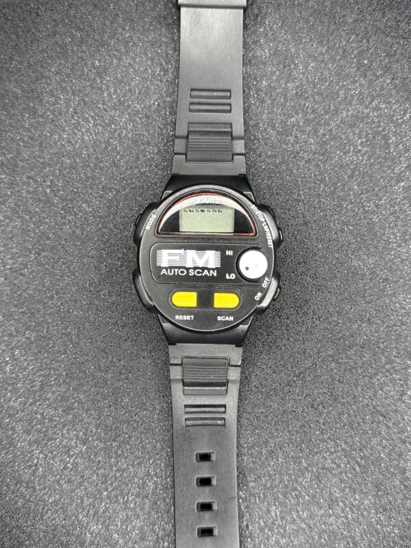 FM Auto Scan Unisex Digital Watch