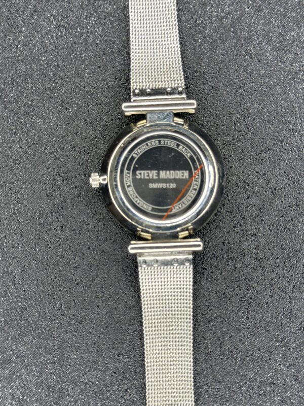 Steve Madden Full Silver Quarts Women’s Watch SMWS120 - Image 2