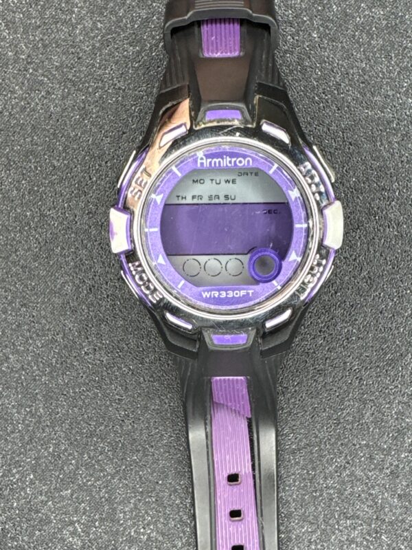 Armitron Digital Quarts Women’s Watch Purple 45/7030