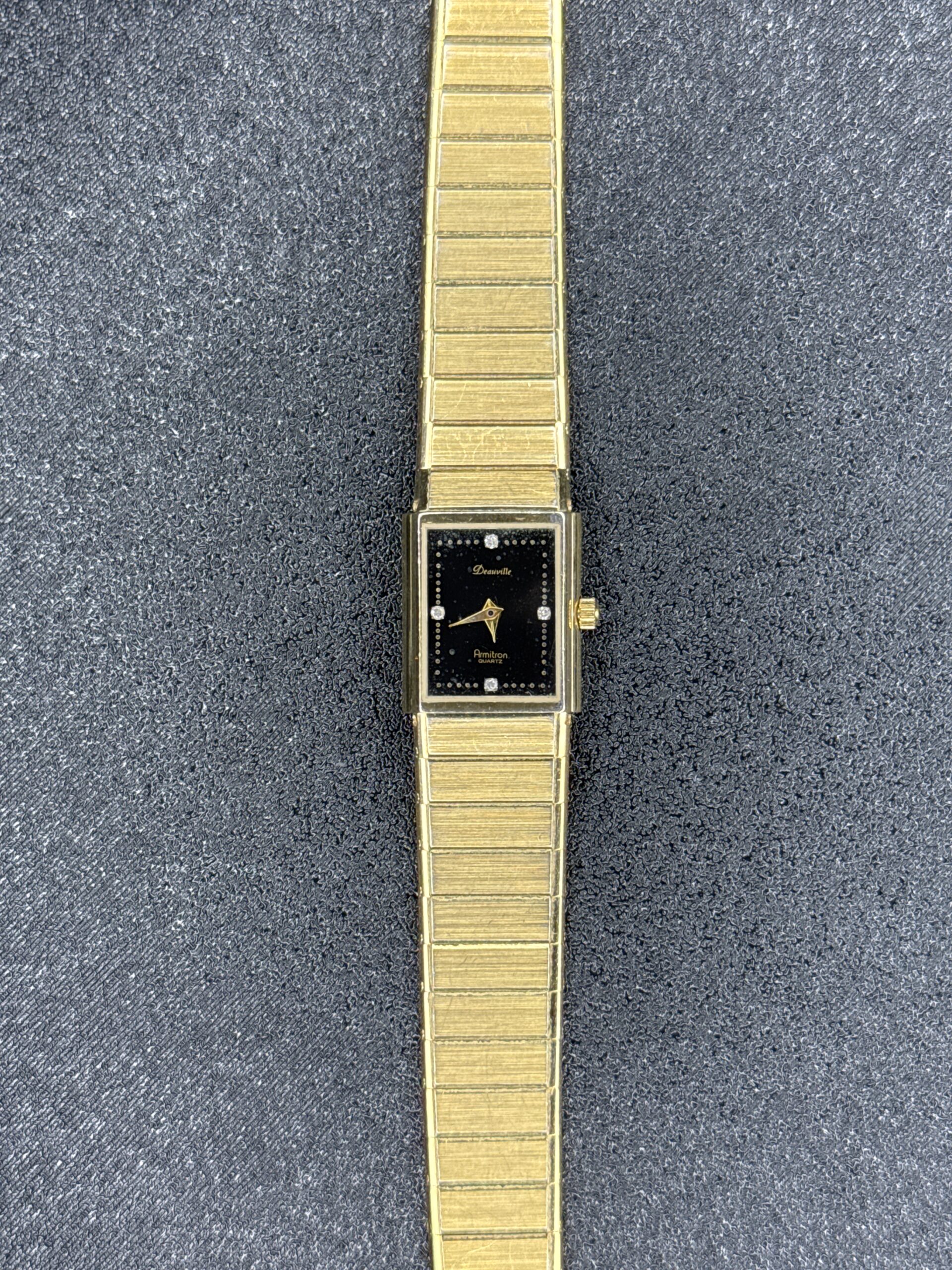 Deaville Armitron Quarts two Tone Women’s Watch 5FB